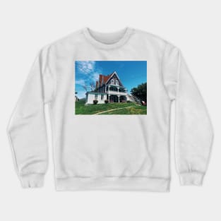 Seaside New England Beach House Crewneck Sweatshirt